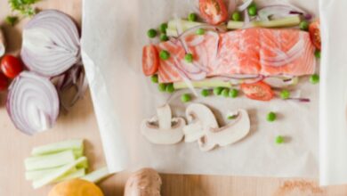 Salmón en papillote, receta de pescado muy fácil 2