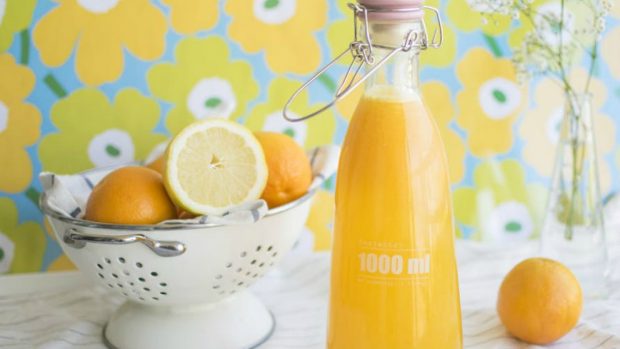 Gelatina de naranja natural, receta de postre con más vitamina C