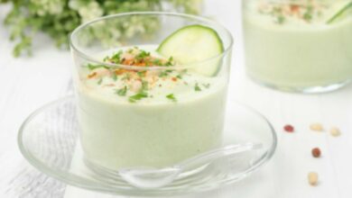 Receta de crema de pepino y aguacate fácil de preparar 12