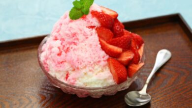 Kakigori de fresa, receta del helado japonés refrescante sin calorías 1