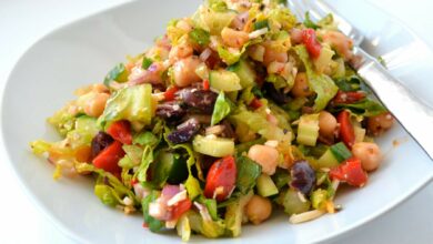 Ensalada tailandesa agridulce con garbanzos 6