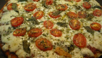 Pizza romana picante, sin gluten 9