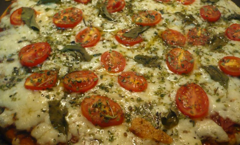 Pizza romana picante, sin gluten 1