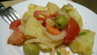 Ensalada de patata puertorriqueña 11