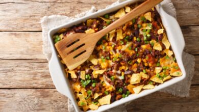 Receta de Nachos con carne tradicional de México 11