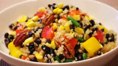 Ensalada de quinoa con vinagreta de lima y menta 2