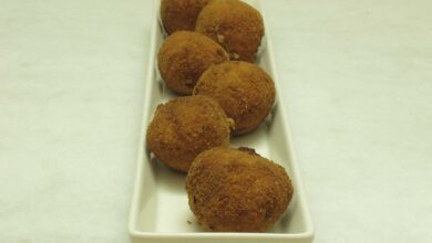 Buñuelos de calabacín y queso, receta fácil 8