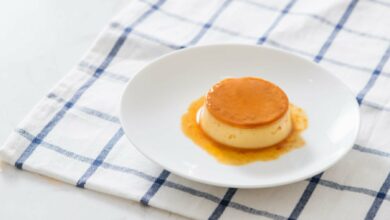 Flan de café y galletas sin horno 6