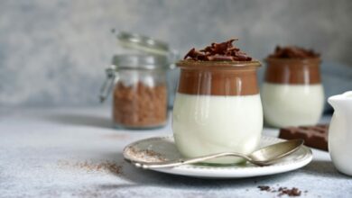 Gelatina de chocolate vegana, receta de postre ligero con 3 ingredientes 3