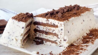 Receta de tarta helada romántica 7