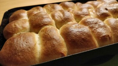 Buchteln, bollo relleno alemán 7