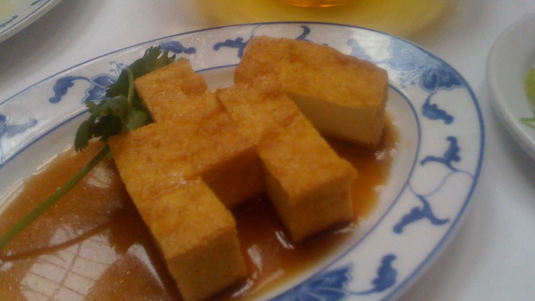 Crujientes palitos de tofu con salsa de miel y mostaza 4