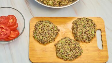 Milanesa de espinacas con zanahorias, receta de cena saludable 11