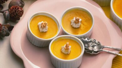 Mousse de calabaza con canela, receta de postre saludable 3