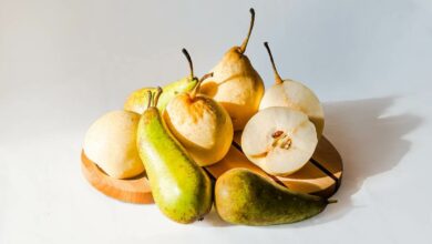 Postre de pera rápido con mascarpone 2