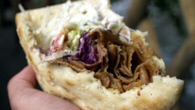 Shawarma con carne picada 7