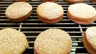 Alfajores de avena y café 6