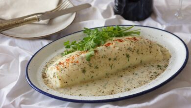 Budín nórdico de pescado y marisco 10