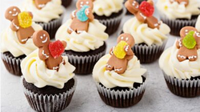 Cupcakes de jengibre y canela, receta original de dulce navideño 5