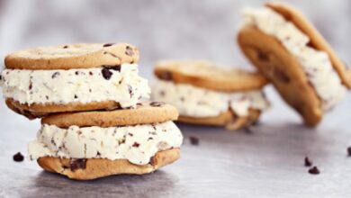 Helado de galleta, receta de postre fácil de preparar 6