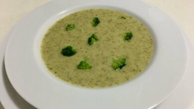 Sopa de brócoli, receta casera 10