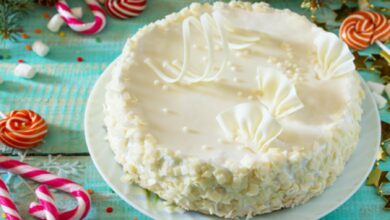 Tarta rápida de chocolate blanco, receta de un postre festivo listo en 5 minutos 3