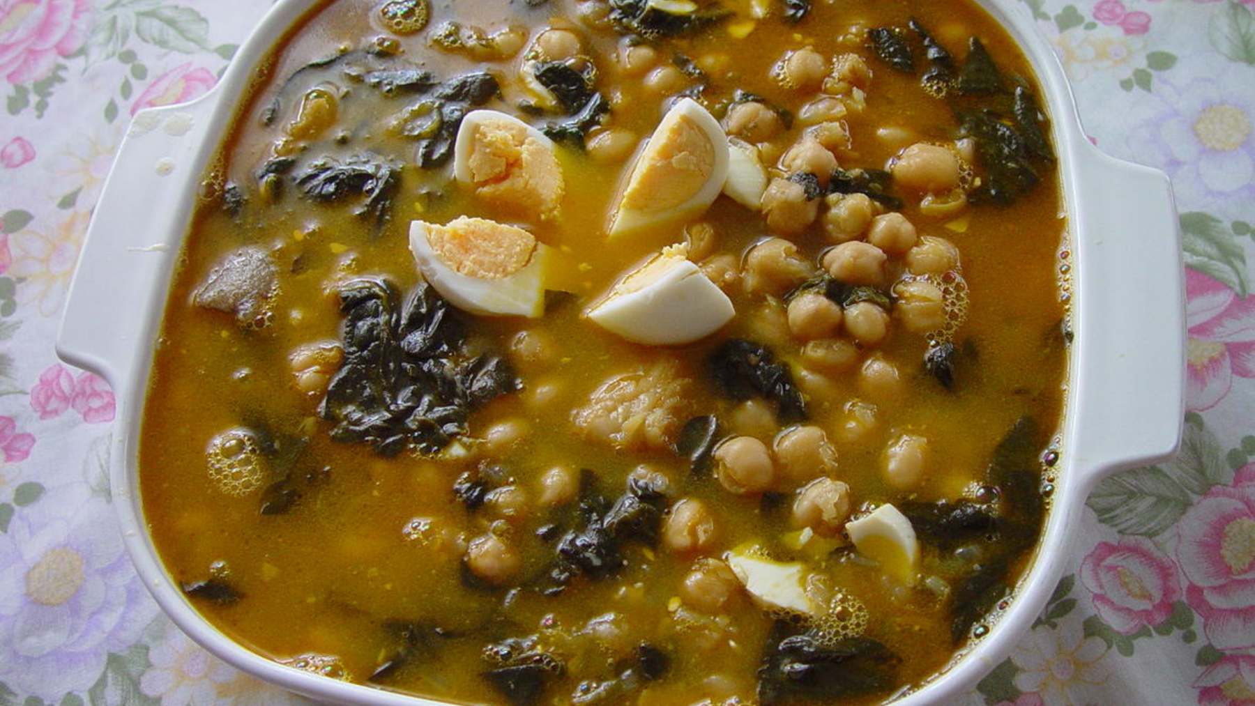 Guiso de garbanzos con congrio y acelgas 4