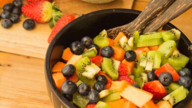 Ensalada de frutas frescas con menta y miel 7