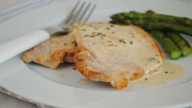 Filetes de cerdo con nata y mostaza 5