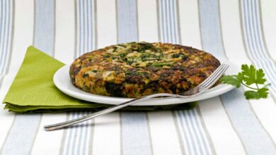 Receta de tortilla de espinacas y maíz 5