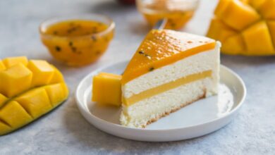 Tarta de mango con limón, receta sin horno fácil de preparar 3