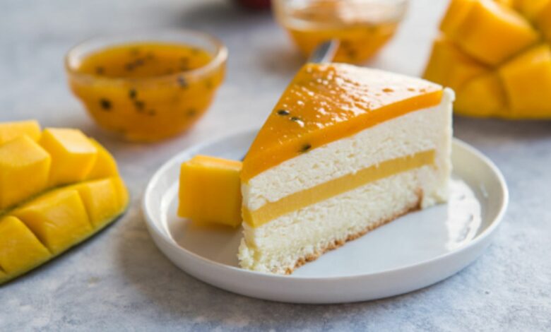 Tarta de mango con limón, receta sin horno fácil de preparar 1