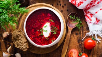 Borsch ucraniano con smetana, receta tradicional de Ucrania 10