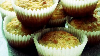 Muffins lowcarb con aguacate y toque de queso cremoso 5