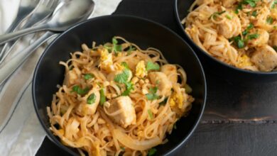 Pad Thai de gambas, una de las recetas más populares de Tailandia 8