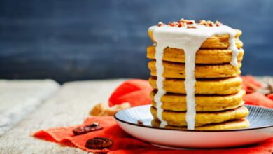 Pancake de carrot cake en la Thermomix 5