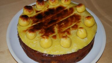 Postres de pascua: el simnel cake 2