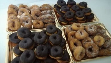 Receta casera de rosquillas de naranja y chocolate negro 9