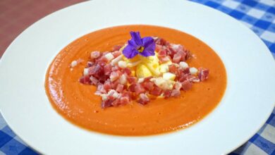 Salmorejo sin pan en la Thermomix 7