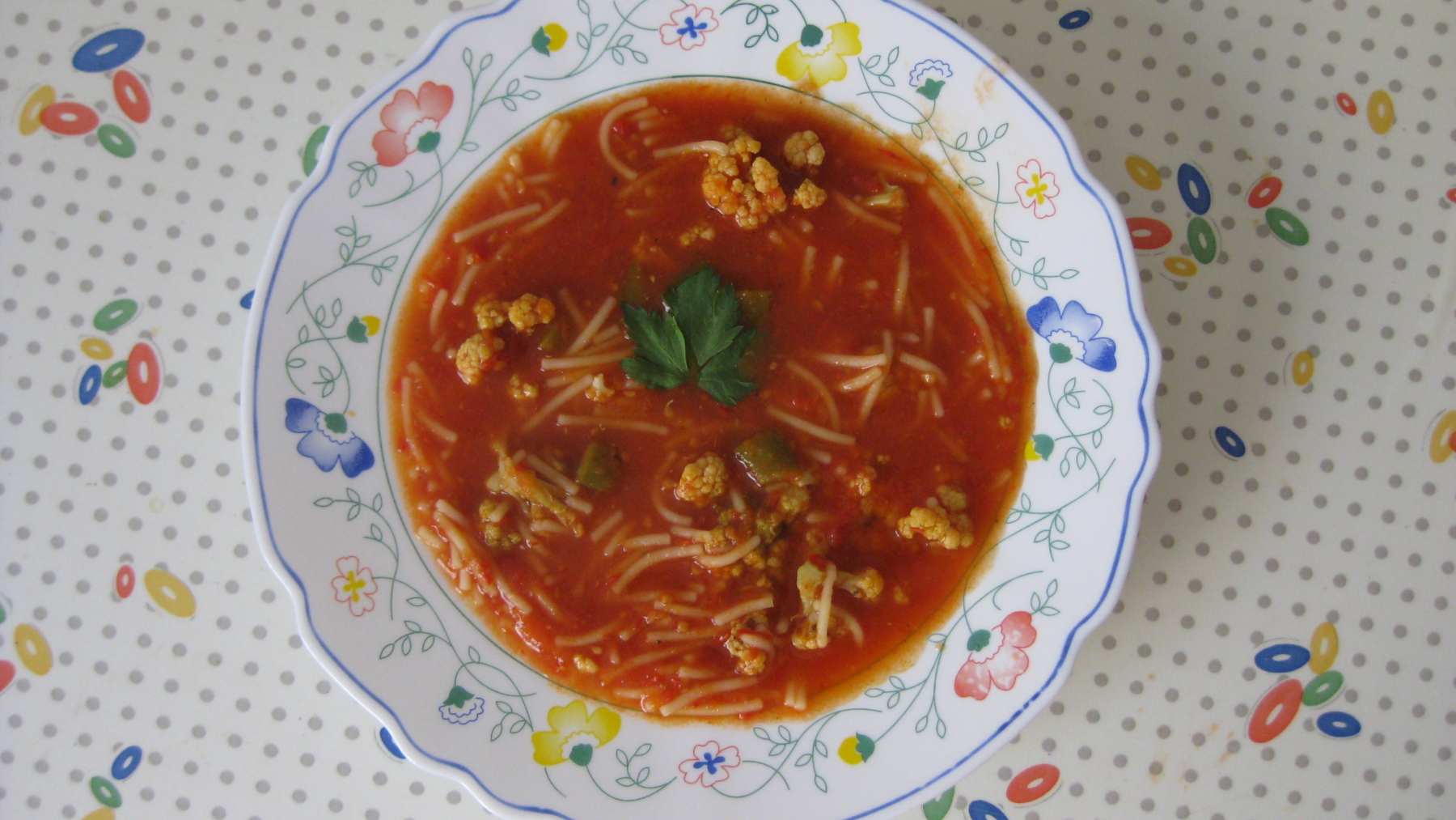 Sopa turca de tomate y pavo 4