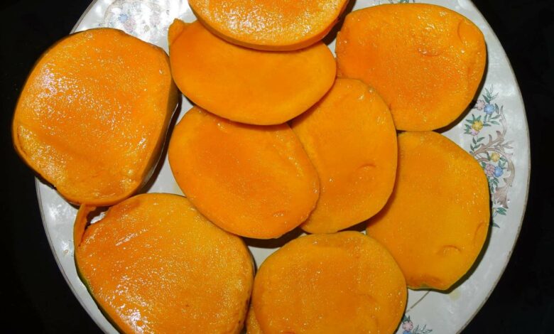 Ceviche de mango y mandarina 1