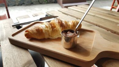 Croissant de chocolate con leche en freidora de aire, receta rápida 7