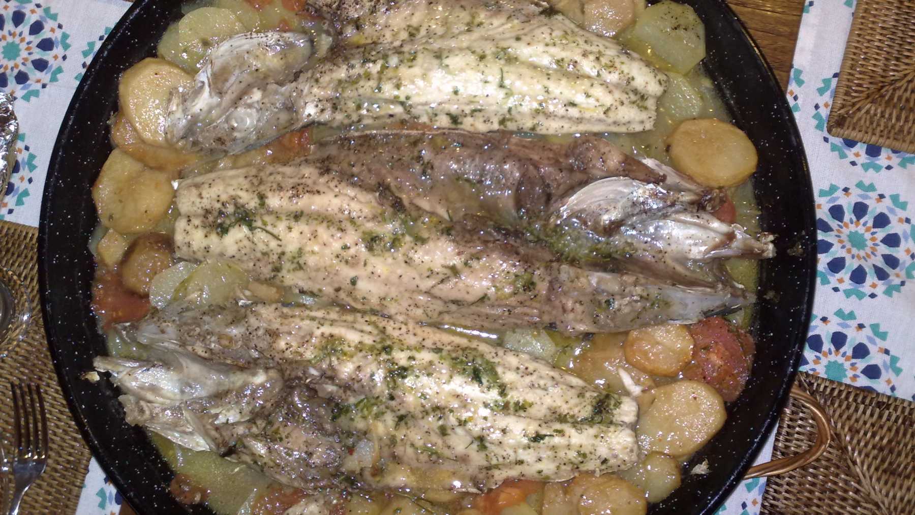 Guisado de sardinas con patatas 4