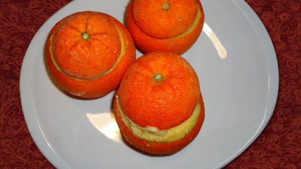 naranja congelada