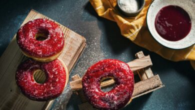 Donuts de moras: receta saludable y fácil 4