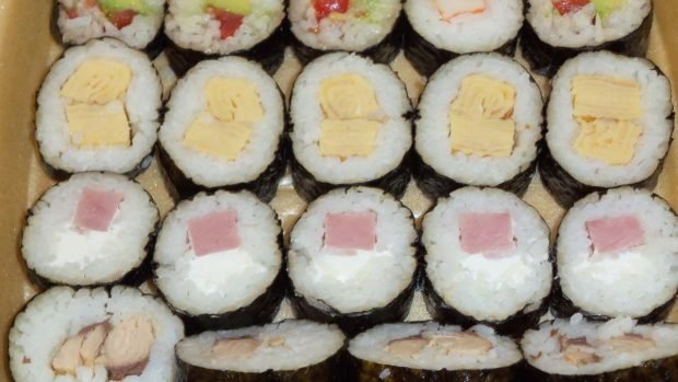sushi en pastel