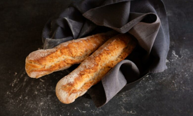 Receta de baguette casera o pan francés 1
