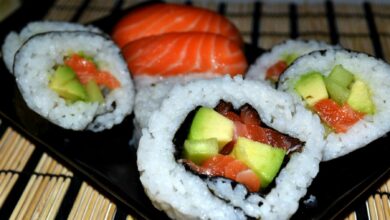 Receta casera de sushi de calabacín 10