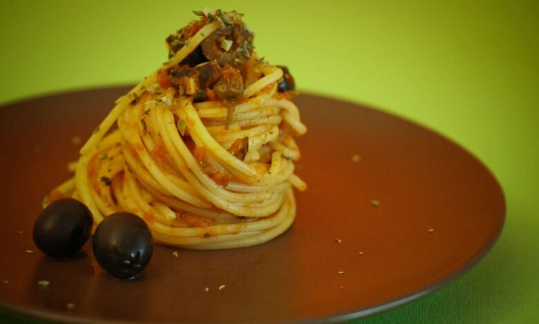Espaguetis con anchoas y toque de tomillo 1