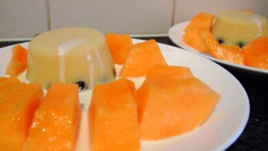 Gelatina fría de melón 4